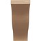 Ekena Millwork 5-inch W x 12-inch D x 12-inch H Funston Rough Cedar Woodgrain TimberThane Knee Brace, Primed BRCUR05X12X12FSTRCPR - alternate 5